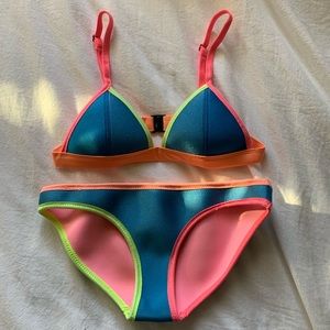 Rainbow Triangl Bikini (top and bottom)
